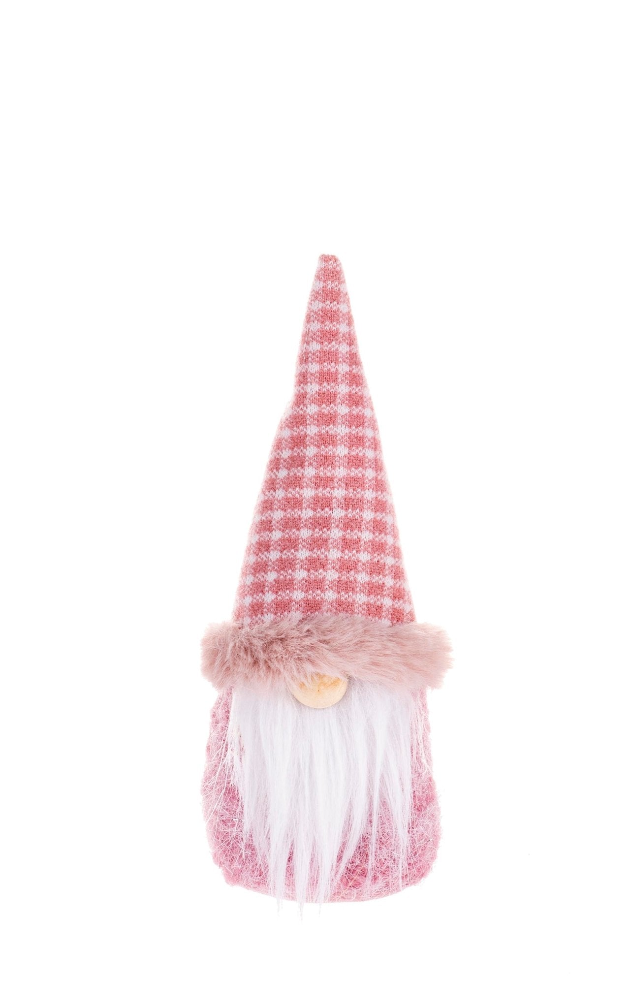 Wichtel sitzend, rosa 5x5x13cm - Kidis Art