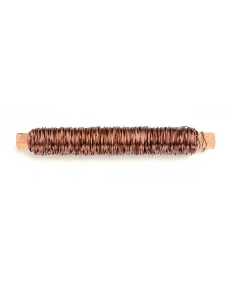 Wickeldraht braun 0,5mm ca.50 m 100g - Kidis Art