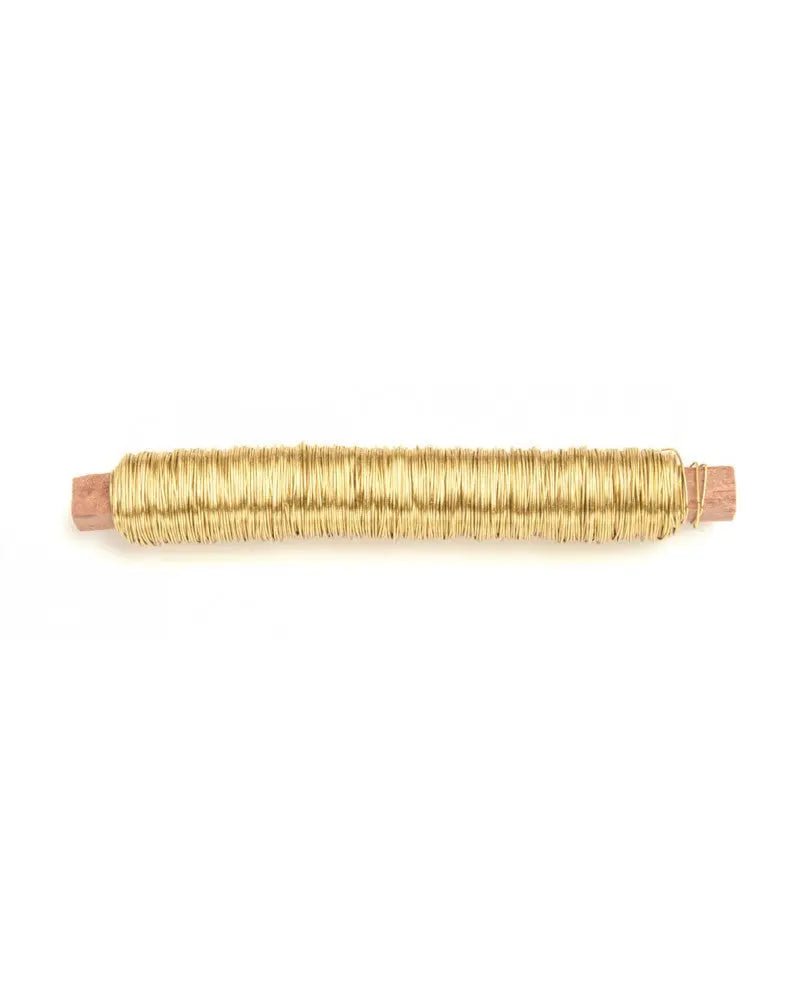 Wickeldraht goldfarben 0,5mm - Kidis Art