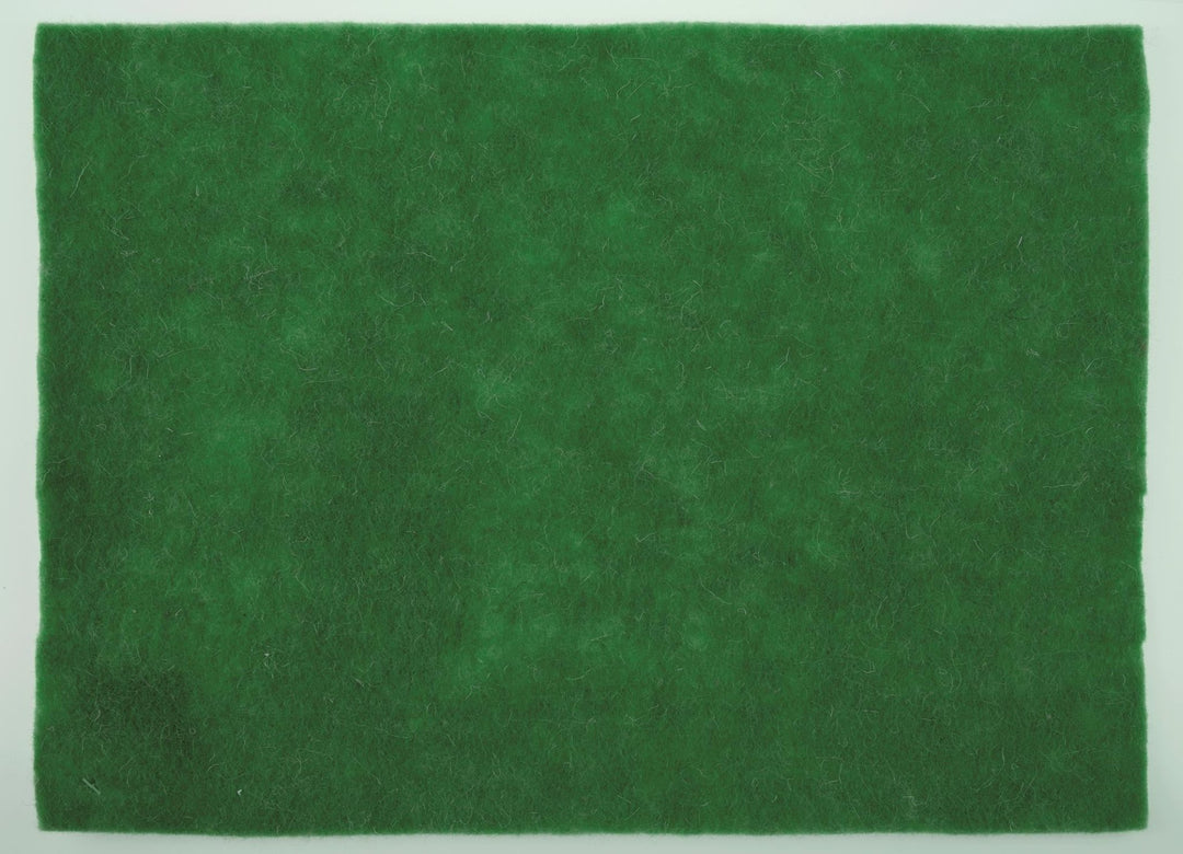 Wollfilz - Platte 30x40cm 4mm 30 Wolle/70% Polyester grün - Kidis Art