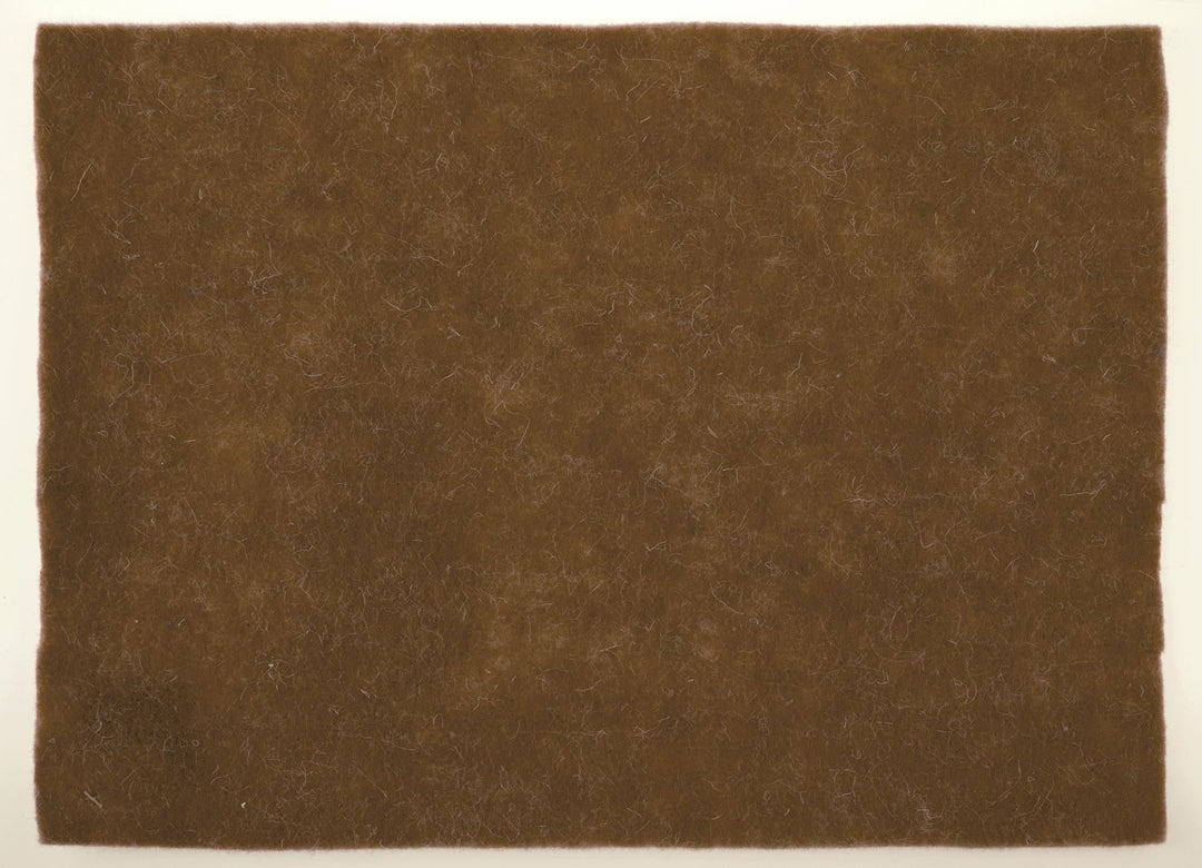 Wollfilz - Platte 30x40cm 4mm gerollt, braun - Kidis Art