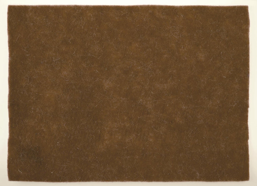 Wollfilz - Platte 30x40cm 4mm gerollt, braun - Kidis Art