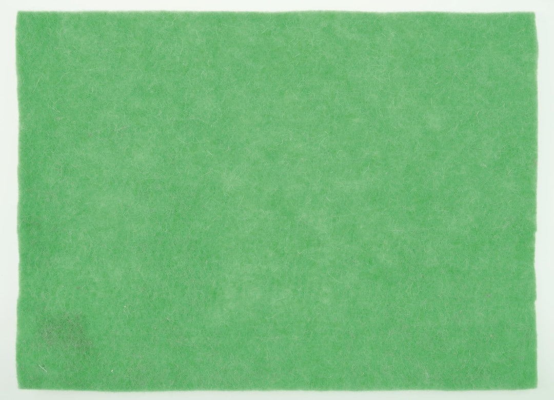 Wollfilz - Platte 30x40cm 4mm gerollt, hellgrün - Kidis Art
