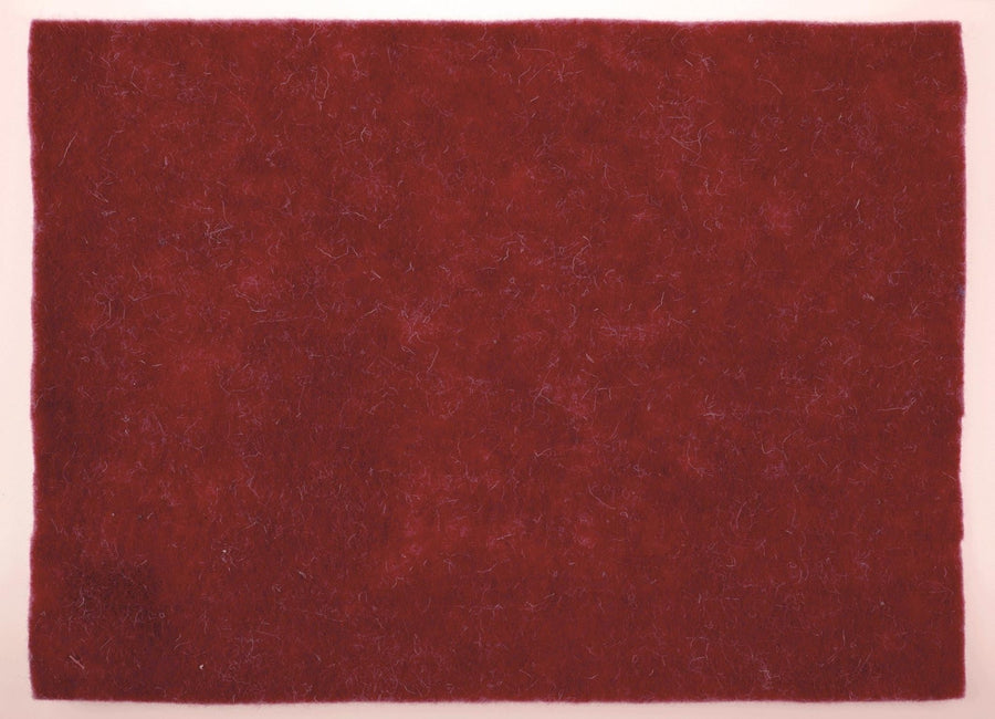 Wollfilz - Platte 30x40cm 4mm gerollt, rot - Kidis Art