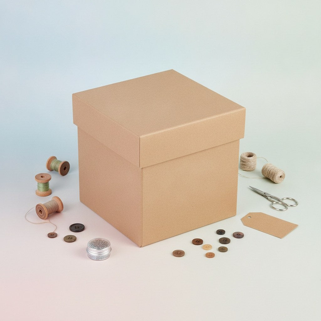 Würfel aus Pappe 89x89x89mm - Kidis Art