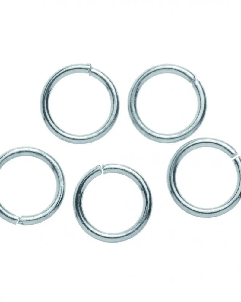 Zwischenringe 20St, 8mm silberfarben - Kidis Art